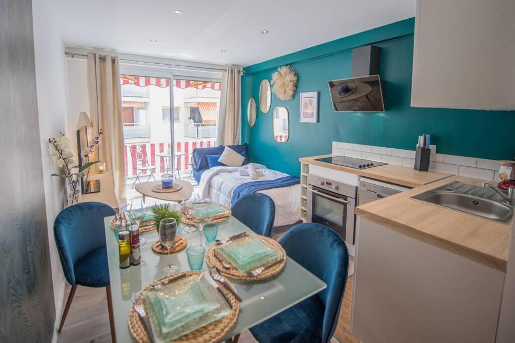 4 Couchages Climatise Direct Plage Wifi Parking Antibes Exterior photo